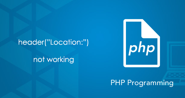 header location not working in php